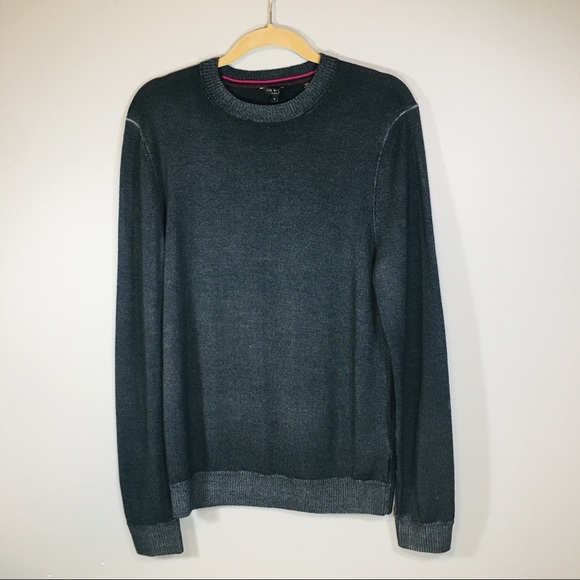 Ted Baker NEWAB Garment-Dyed Wool Sweater 3 - Picture 3 of 7